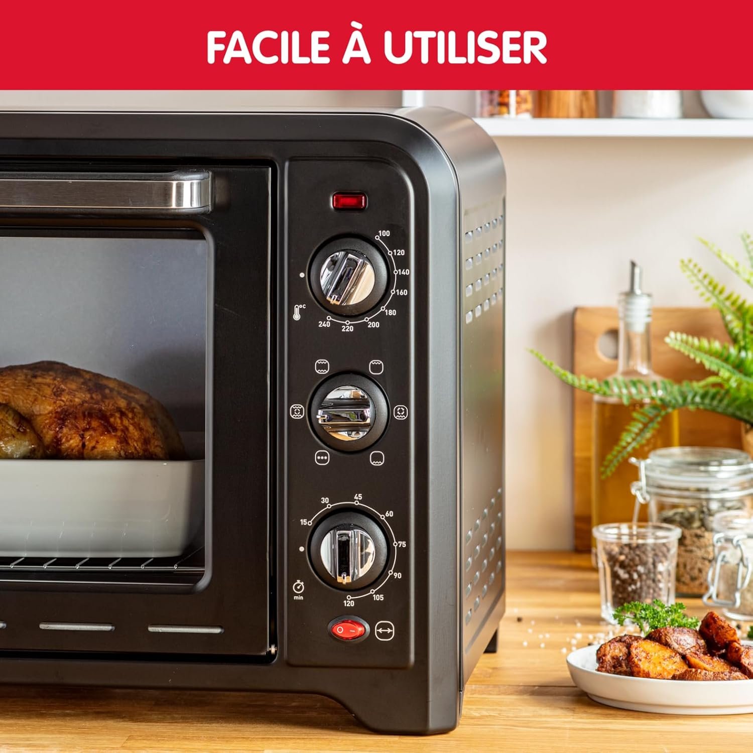 Four Grille-pain Moulinex Optimo 39L – Neuf Sous Emballage – Cuisson Facile