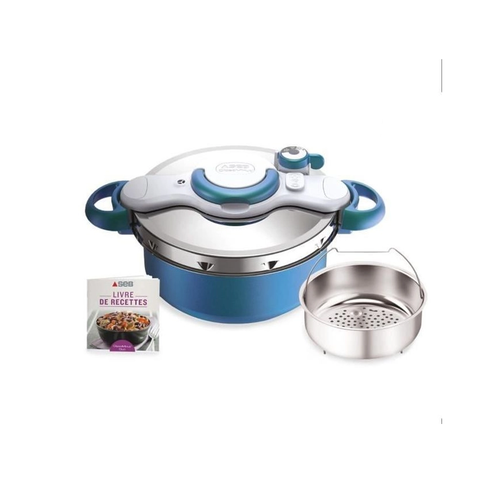 Cocotte-minute SEB 8L Clipso - Complète Avec Panier - Induction - TBE