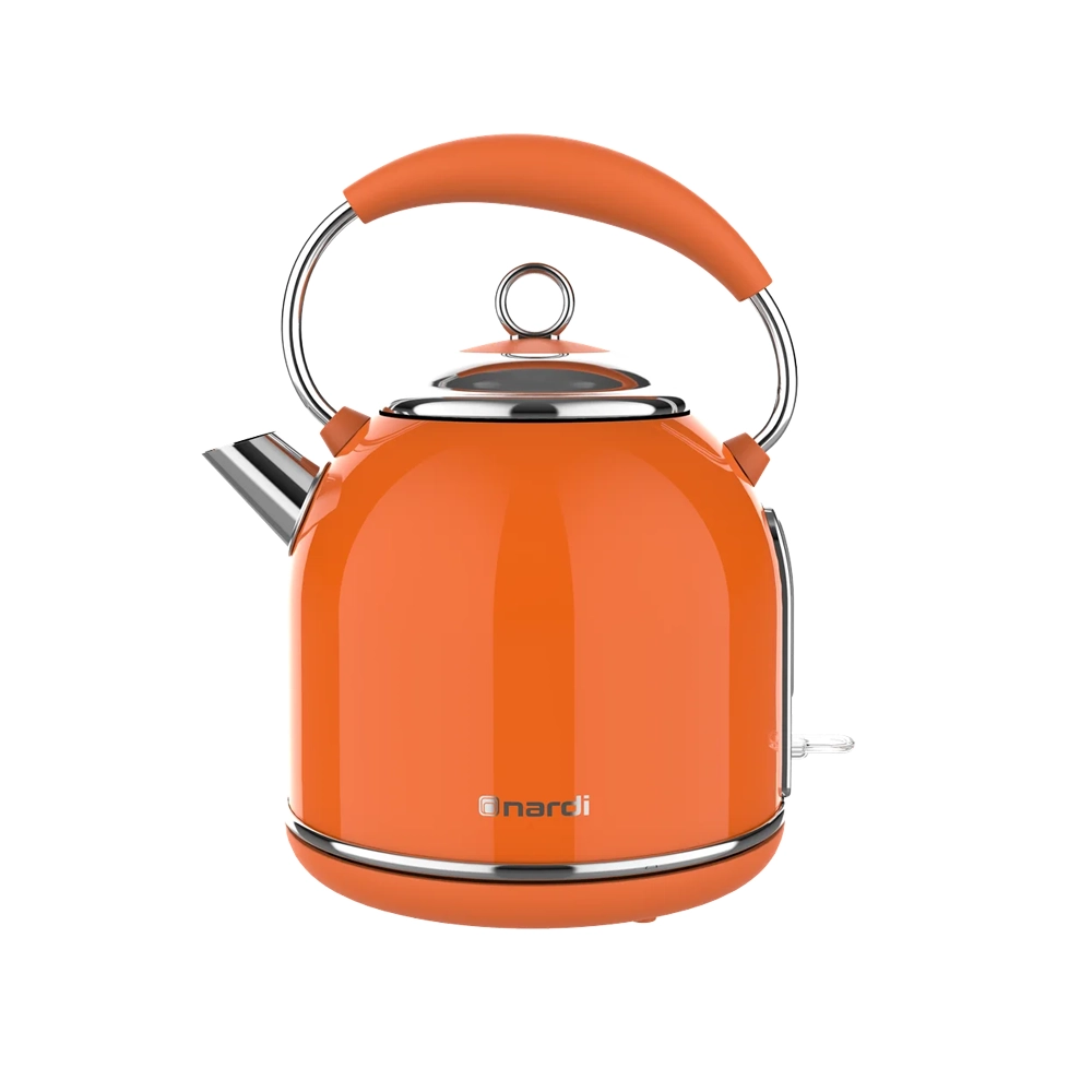 Bouilloire électrique 1,7L 2200W orange avec éclairage LED